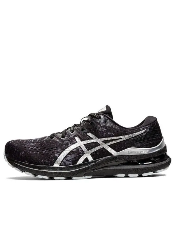 Кроссовки гелевые kayano 28 платина Asics — изображение 1 из 4, черный/серебристый