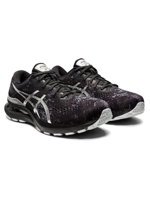 Кроссовки гелевые kayano 28 платина Asics — изображение 3 из 4, черный/серебристый
