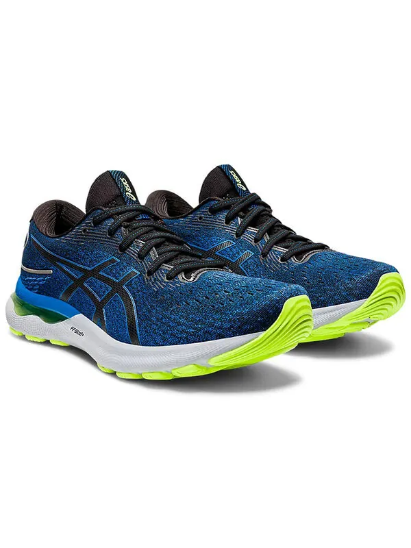 Кроссовки гель нимбус 24 Asics — изображение 3 из 4, синий