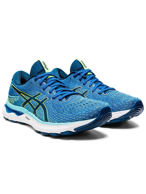 Кроссовки гель нимбус 24 Asics — изображение 3 из 4, синий