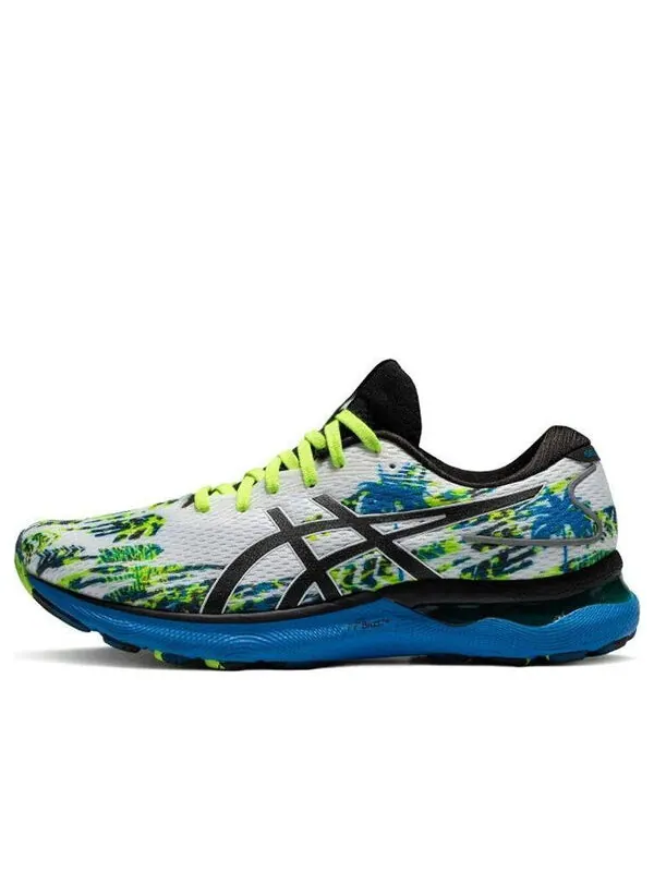 Кроссовки гель нимбус 24 Asics — изображение 1 из 4, белый/синий