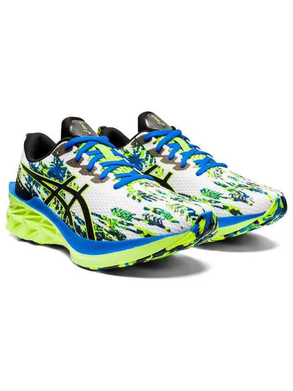 Кроссовки новабласт 2 Asics — изображение 3 из 4, белый/зеленый