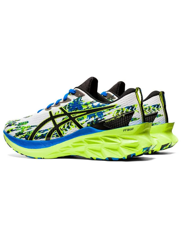 Кроссовки новабласт 2 Asics — изображение 4 из 4, белый/зеленый