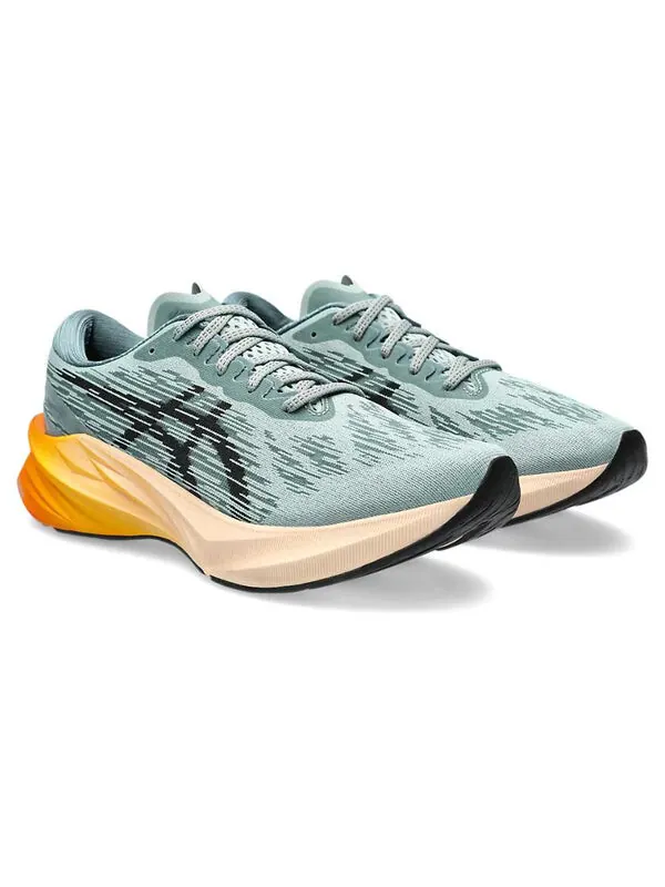 Кроссовки novablast 3 'ocean haze yellow' Asics — изображение 3 из 4, черный