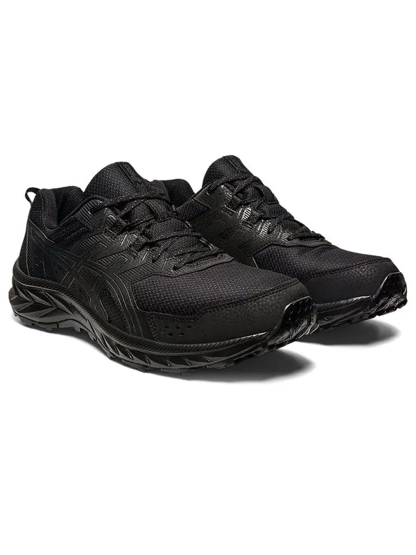 Кроссовки gel-venture 9 extra wide 'black' Asics — изображение 2 из 4, черный