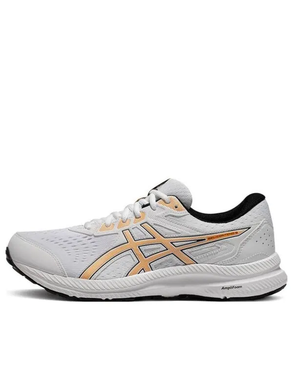 Кроссовки гель contend 8 Asics — изображение 1 из 4, белый/коричневый