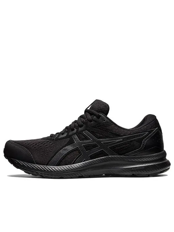 Кроссовки гель contend 8 4e широкий Asics — изображение 1 из 4, черный/серый