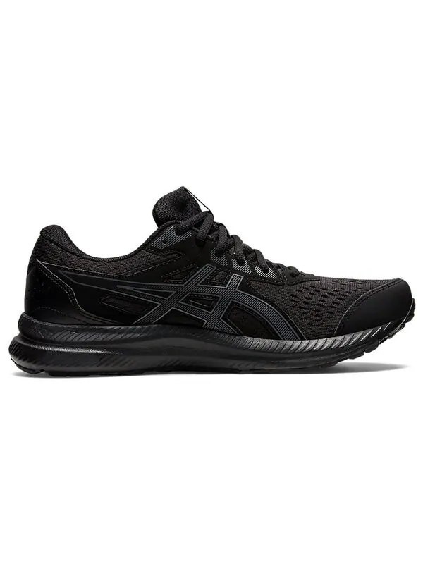 Кроссовки гель contend 8 4e широкий Asics — изображение 2 из 4, черный/серый