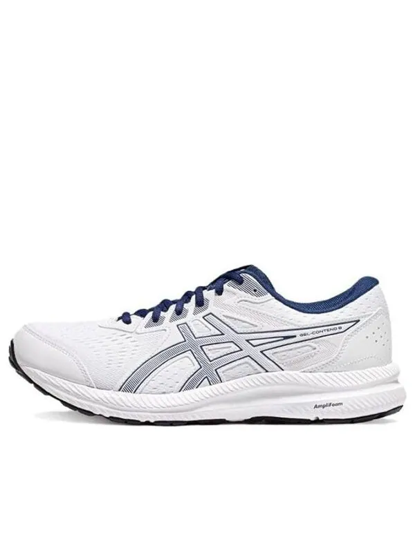 Кроссовки гель contend 8 Asics — изображение 1 из 4, белый/синий