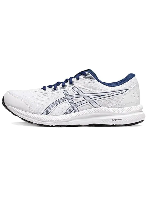 Кроссовки гель contend 8 Asics — изображение 2 из 4, белый/синий