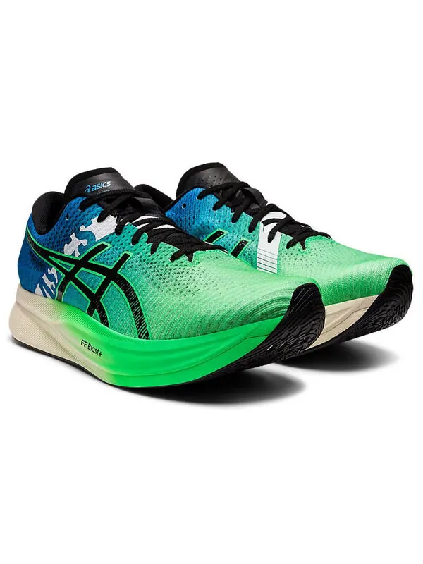 Кроссовки магия скорости 2 экиден Asics — изображение 3 из 4, зеленый/синий