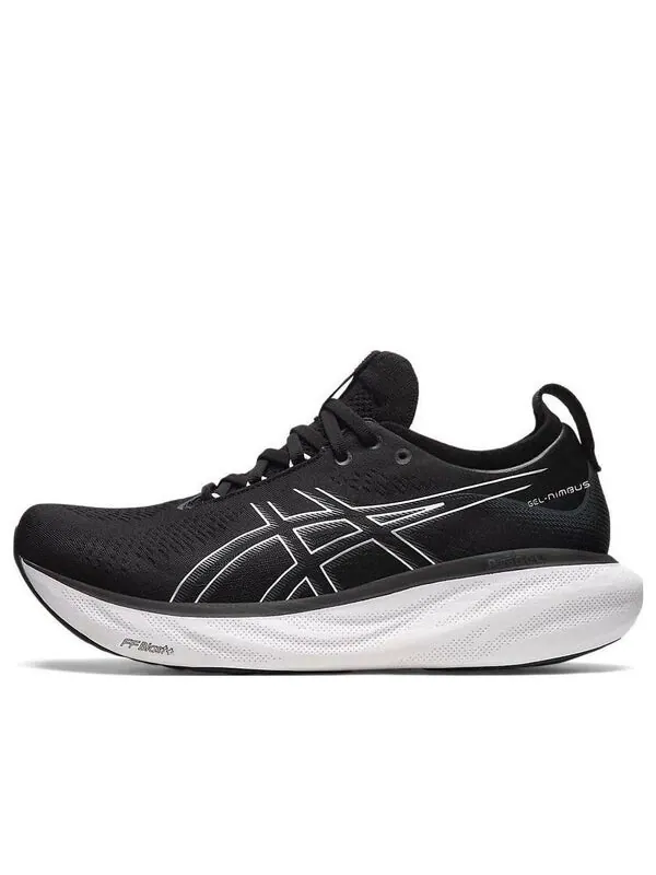 Кроссовки гель нимбус 25 Asics — изображение 1 из 4, черный/серебристый