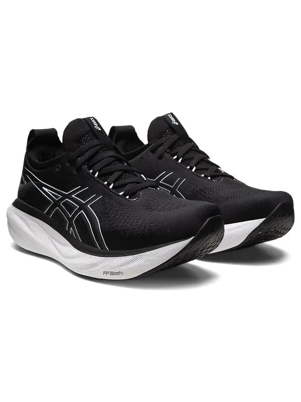 Кроссовки гель нимбус 25 Asics — изображение 3 из 4, черный/серебристый
