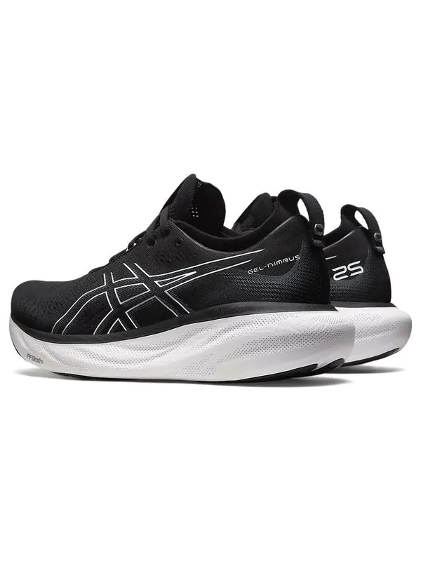 Кроссовки гель нимбус 25 Asics — изображение 4 из 4, черный/серебристый