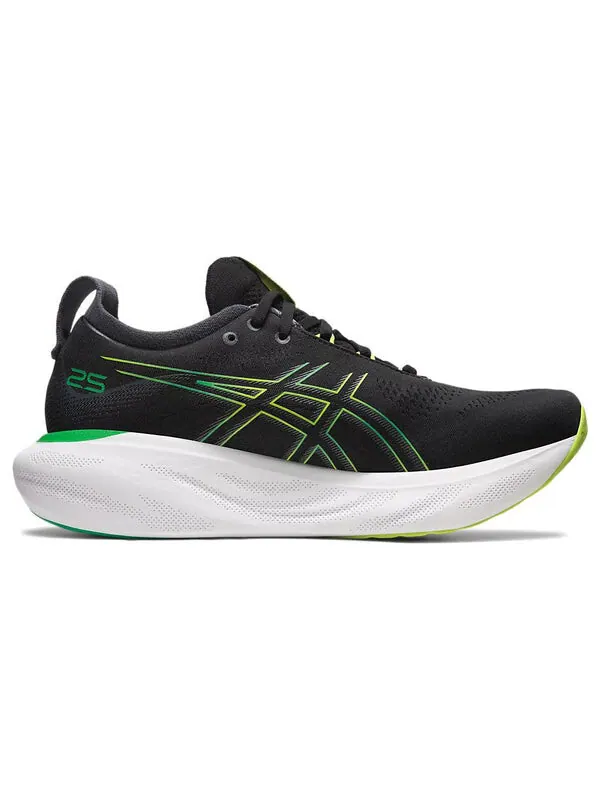 Кроссовки gel nimbus 25 'black lime zest' Asics — изображение 2 из 4, зеленый