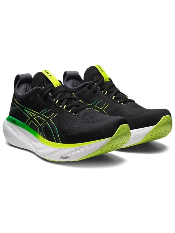 Кроссовки gel nimbus 25 'black lime zest' Asics — изображение 3 из 4, зеленый