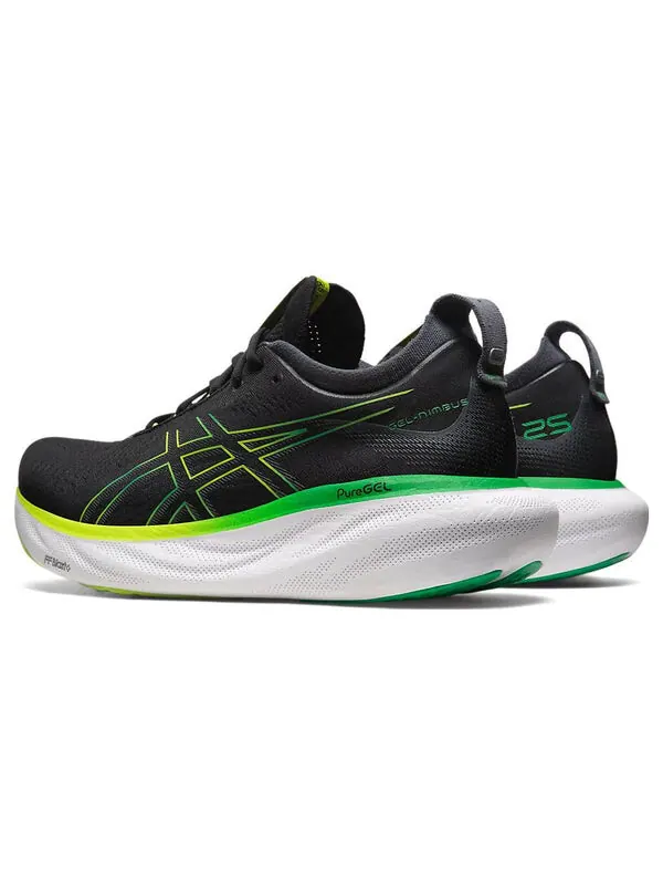 Кроссовки gel nimbus 25 'black lime zest' Asics — изображение 4 из 4, зеленый