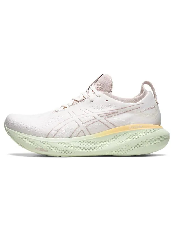 Кроссовки gel nimbus 25 'cream fawn' Asics — изображение 2 из 4, серый желтый зеленый