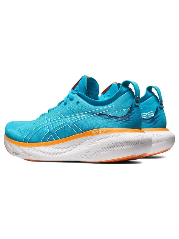 Кроссовки гель нимбус 25 Asics — изображение 4 из 4, желтый