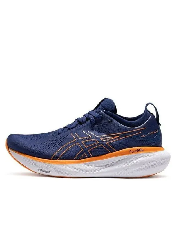 Кроссовки gel nimbus 25 'deep ocean bright orange' Asics — изображение 1 из 3, глубокий/яркий оранжевый