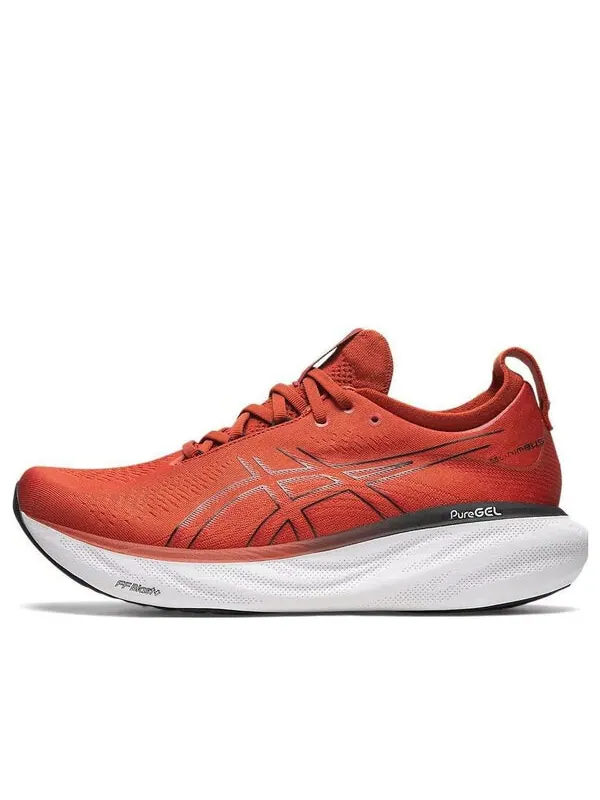 Кроссовки гель нимбус 25 Asics — изображение 1 из 4, красный