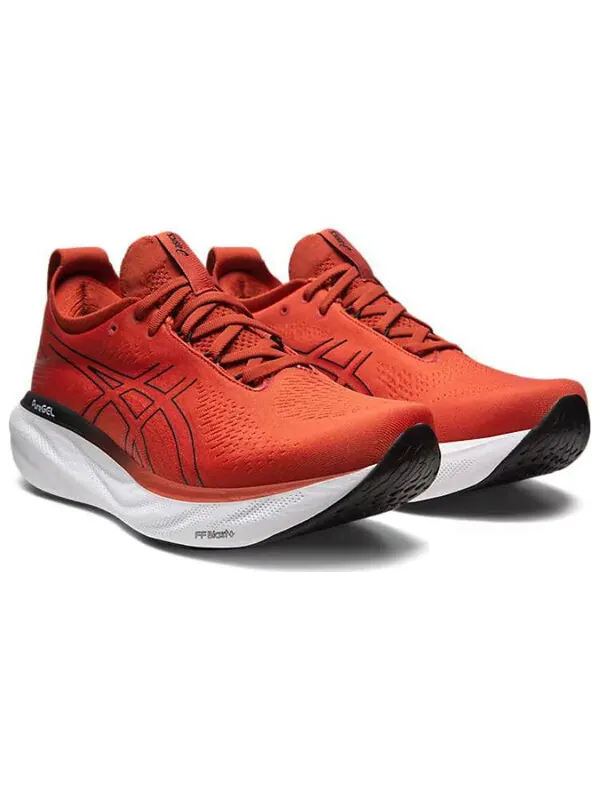 Кроссовки гель нимбус 25 Asics — изображение 3 из 4, красный