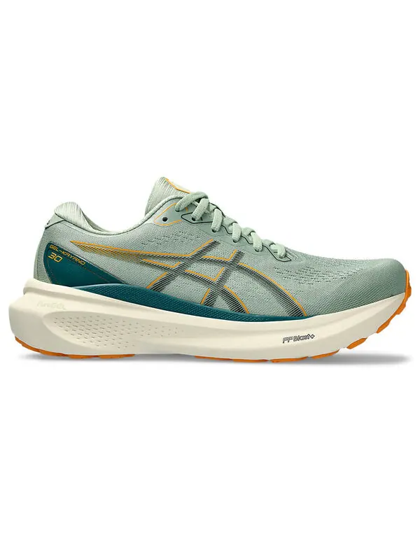Кроссовки гелевые kayano 30 беговые кроссовки Asics — изображение 2 из 4, зеленый/белый/оранжевый