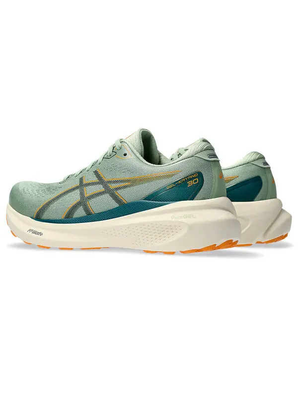 Кроссовки гелевые kayano 30 беговые кроссовки Asics — изображение 4 из 4, зеленый/белый/оранжевый