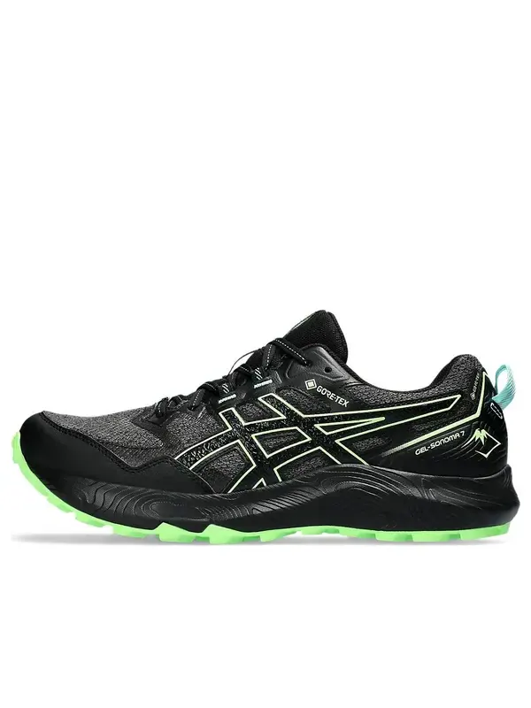 Кроссовки гель сонома 7 gtx Asics — изображение 1 из 4, черный/зеленый