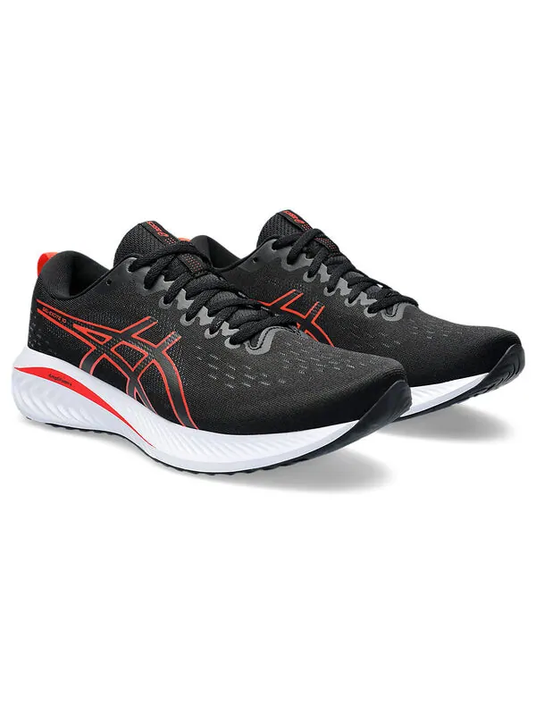 Кроссовки гель excite 10 Asics — изображение 3 из 4, черный/красный