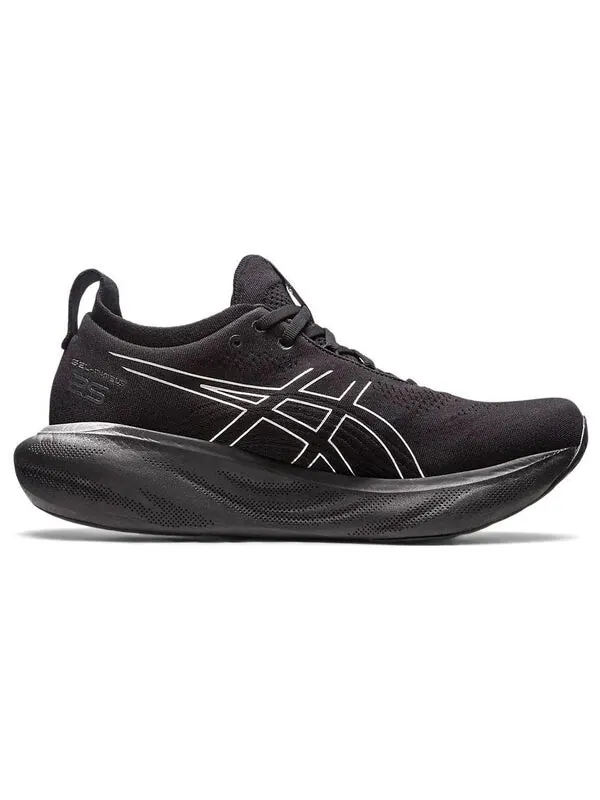 Кроссовки гель нимбус 25 платина Asics — изображение 2 из 4, черный