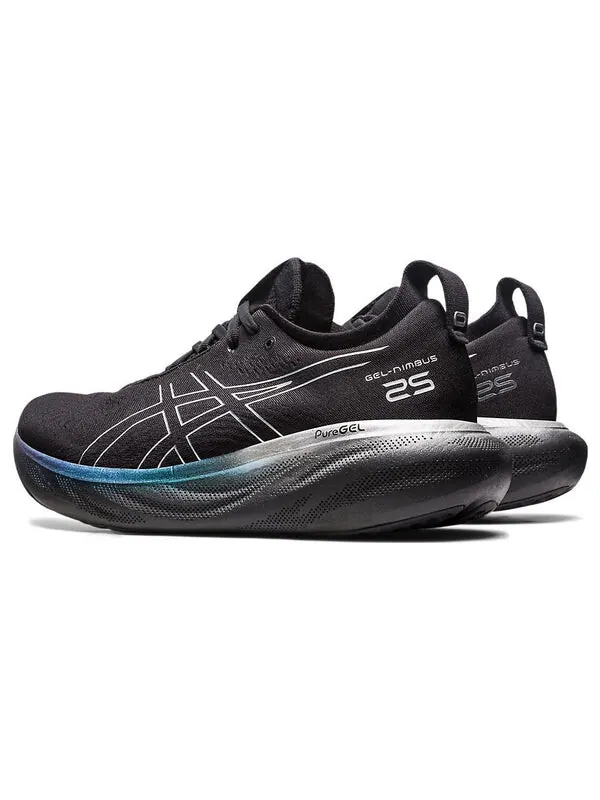 Кроссовки гель нимбус 25 платина Asics — изображение 4 из 4, черный