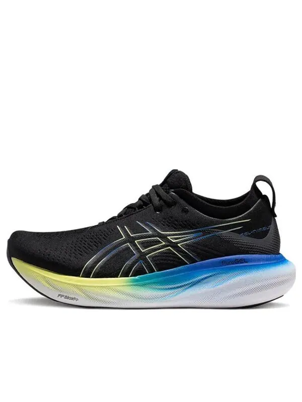 Кроссовки гель нимбус 25 4e Asics — изображение 1 из 4, черный/желтый