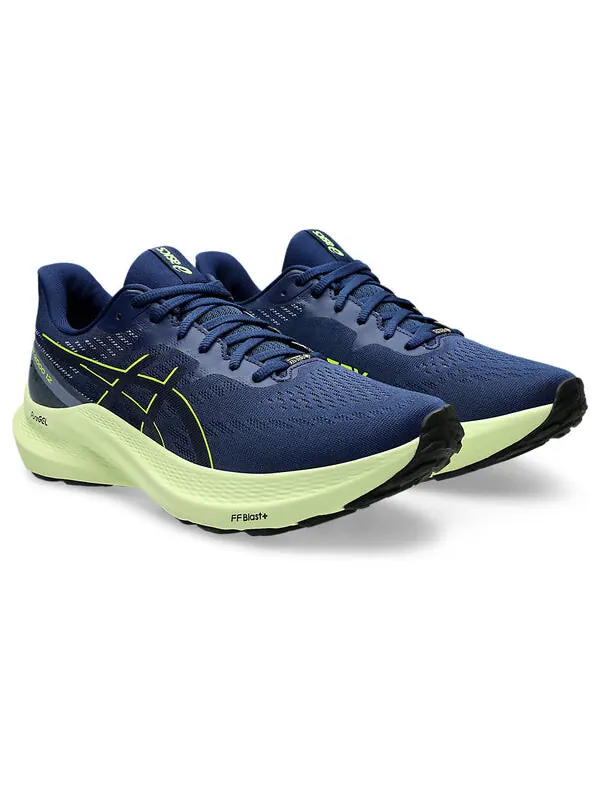 Кроссовки gt-2000 12 gtx 'navy green' Asics — изображение 2 из 4, темно-синий/зеленый