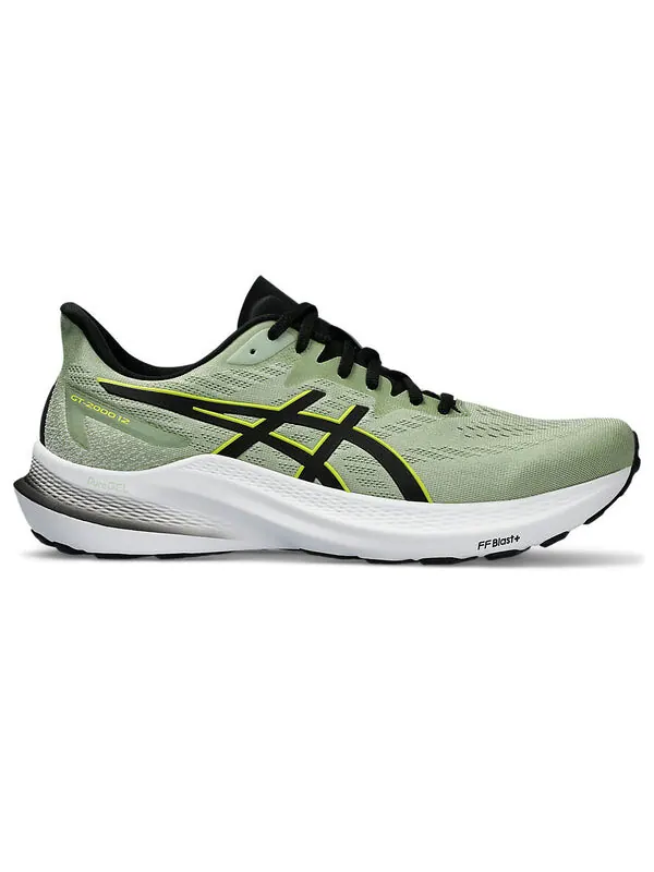 Кроссовки gt 2000 12 Asics — изображение 2 из 4, зеленый/черный/белый