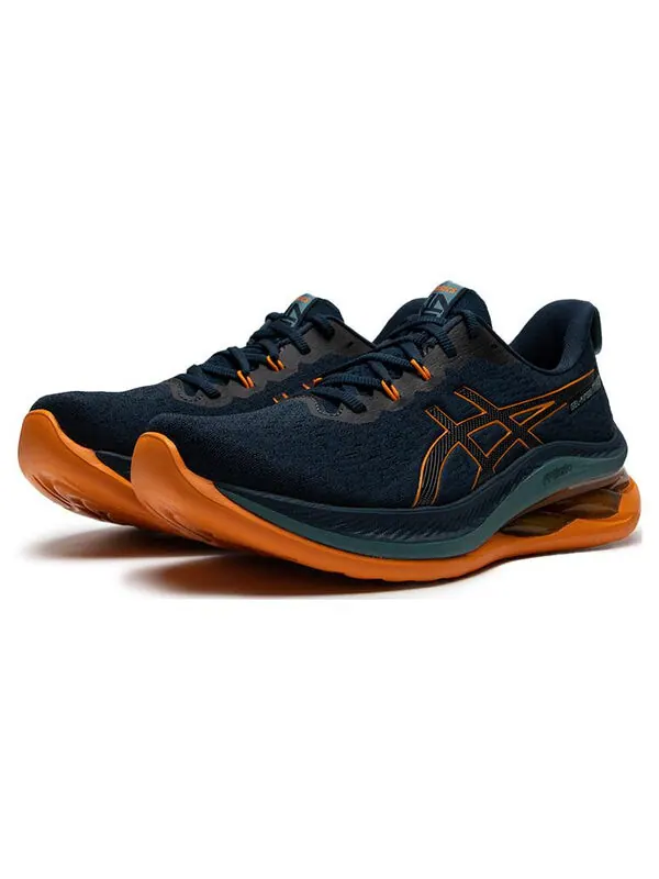 Кроссовки гель кинсей макс Asics — изображение 3 из 4, синий/яркий оранжевый