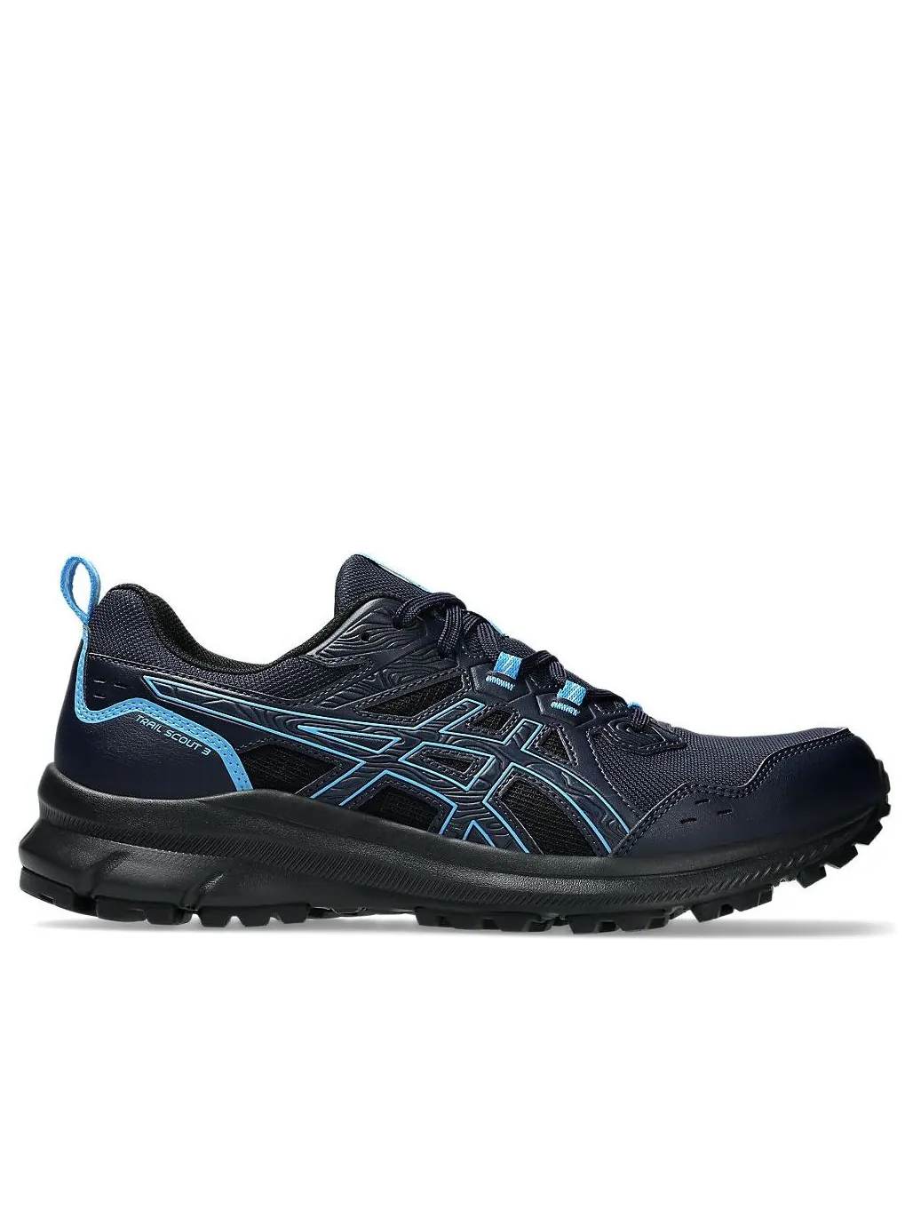 Кроссовки ASICS Trail Scout 3 'Midnight Light Blue' — изображение 2 из 7, черный