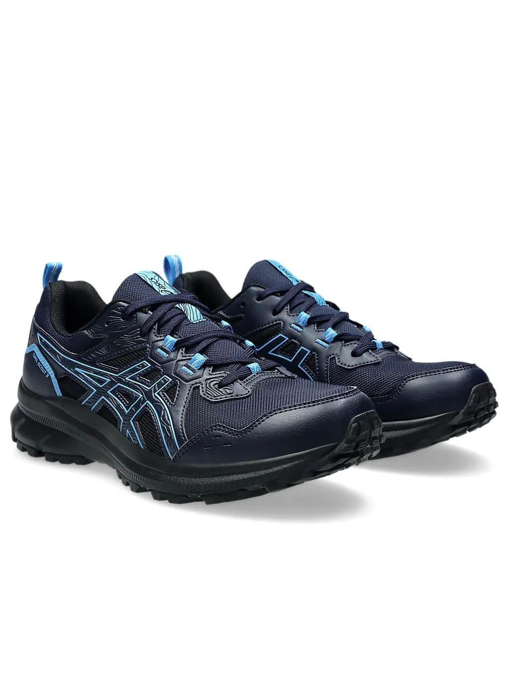 Кроссовки ASICS Trail Scout 3 'Midnight Light Blue' — изображение 3 из 7, черный