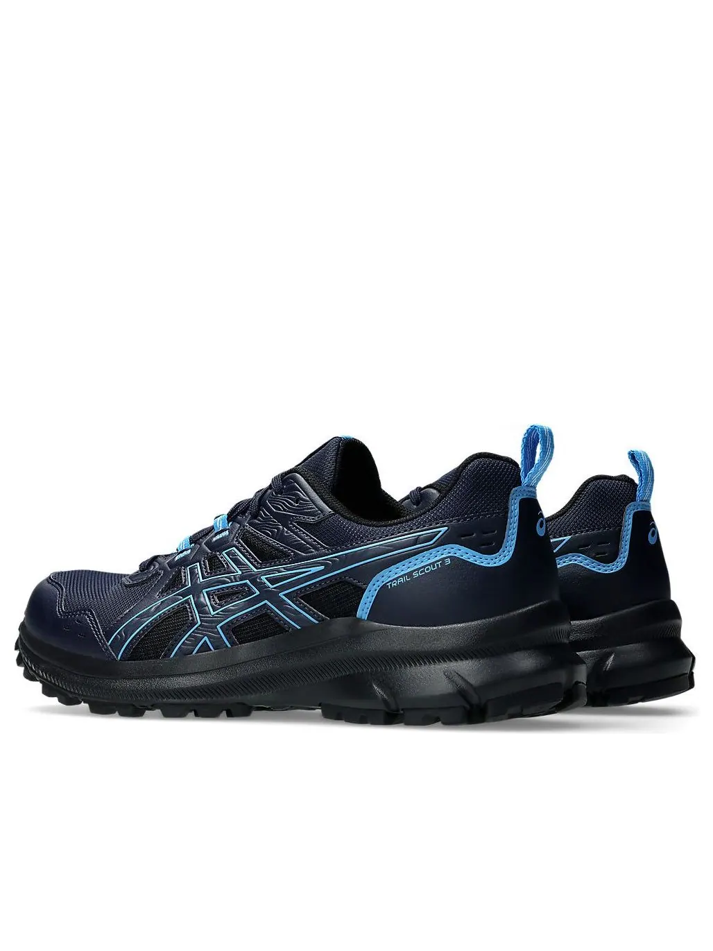 Кроссовки ASICS Trail Scout 3 'Midnight Light Blue' — изображение 4 из 7, черный