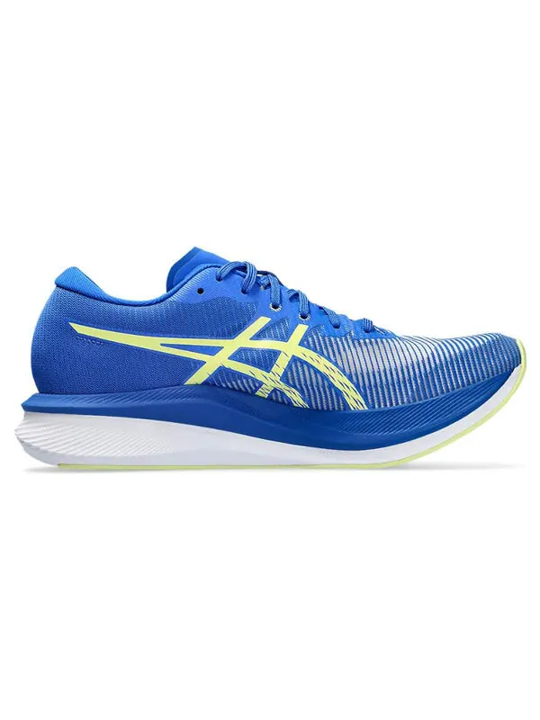 Кроссовки magic speed 3 'illusion blue glow yellow' Asics — изображение 2 из 4, синий/желтый