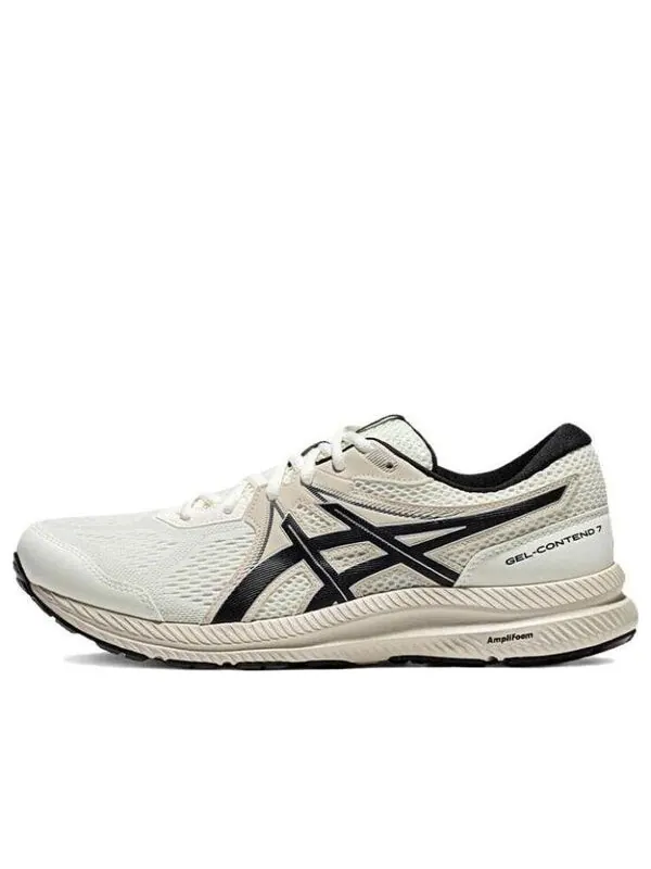 Кроссовки гель contend 7 беговые кроссовки Asics — изображение 1 из 4, бежевый/белый/черный