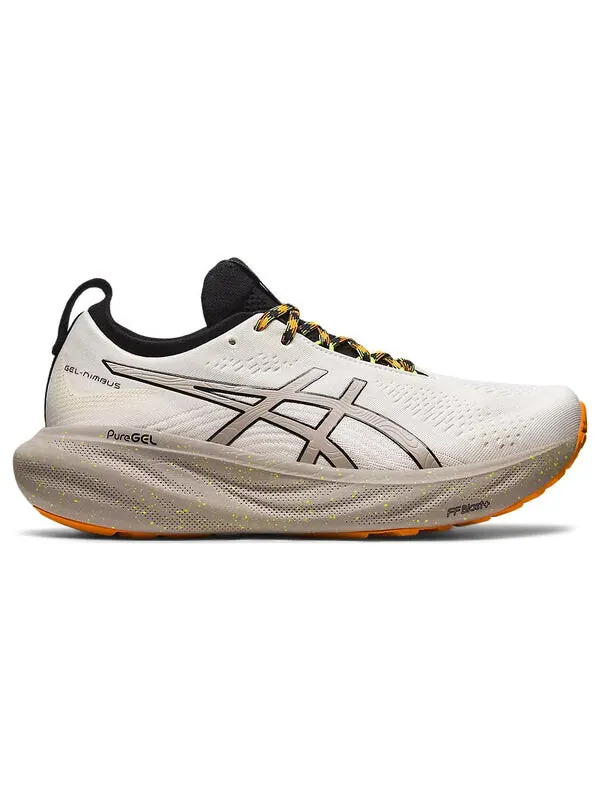 Кроссовки гель нимбус 25 тр Asics — изображение 2 из 4, бежевый/оранжевый