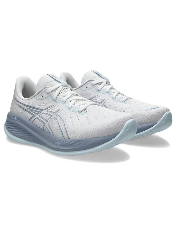 Кроссовки гелевые кумулус 26 кроссовки Asics — изображение 3 из 4, белый/серый/синий
