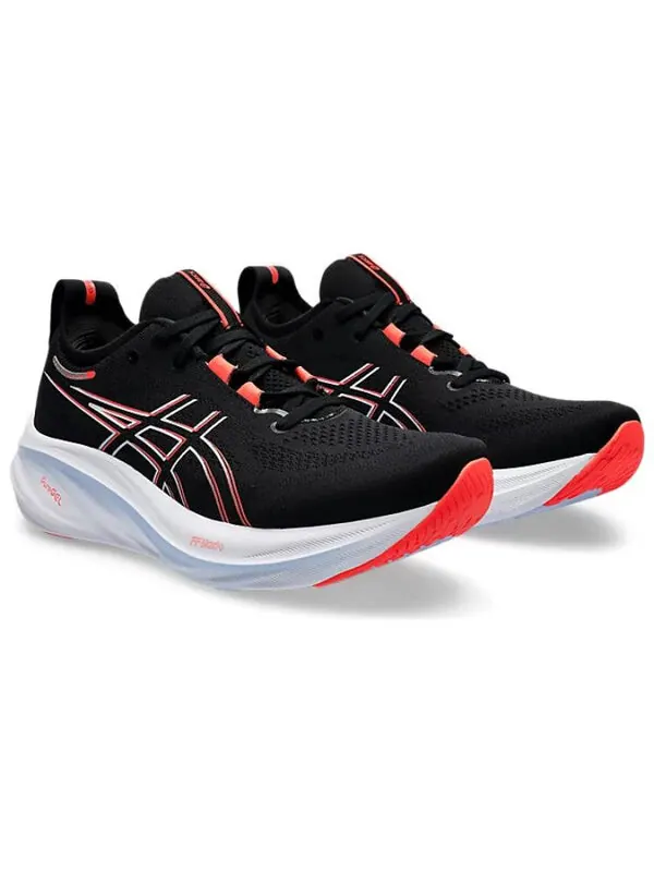 Кроссовки гель нимбус 26 Asics — изображение 4 из 4, черный/красный