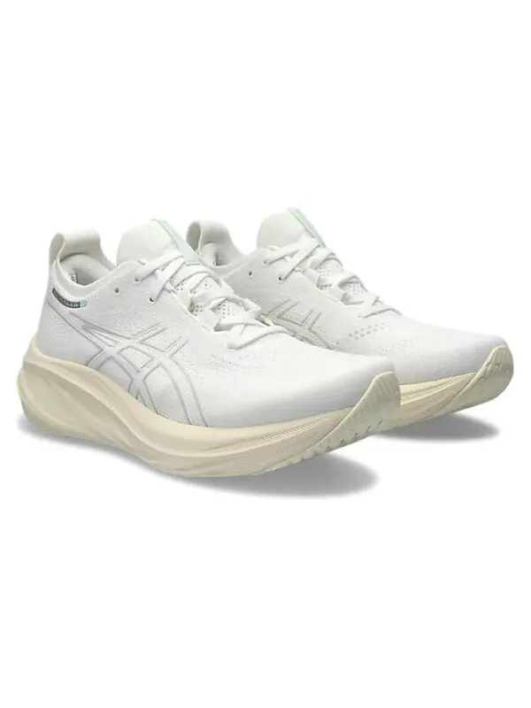Кроссовки гель нимбус 26 Asics — изображение 4 из 4, белый/бежевый