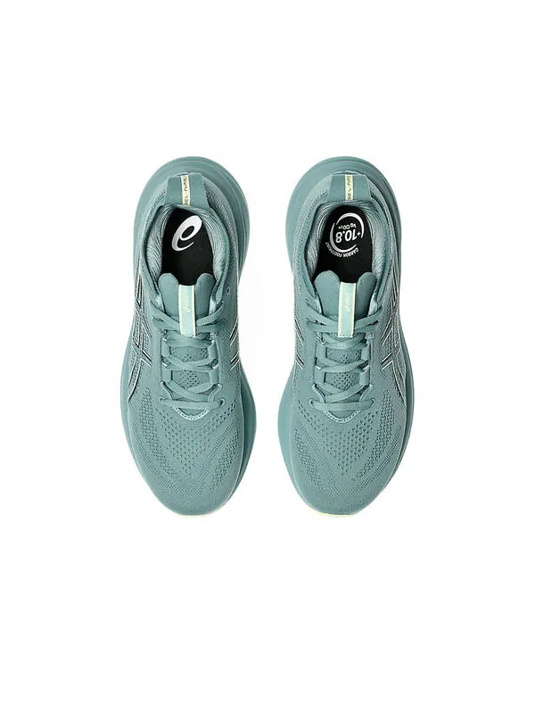 Кроссовки gel-nimbus 26 mirai sneakers 'teal' Asics — изображение 4 из 4, белый/зеленый