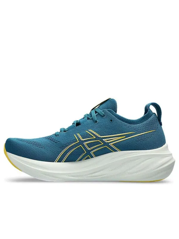 Кроссовки gel-nimbus 26 neutral cushioned running shoes 'teal' Asics — изображение 1 из 4, желтый/белый