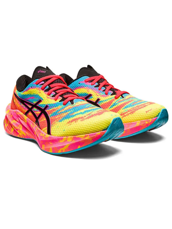 Кроссовки новабласт 3 Asics — изображение 3 из 4, желтый