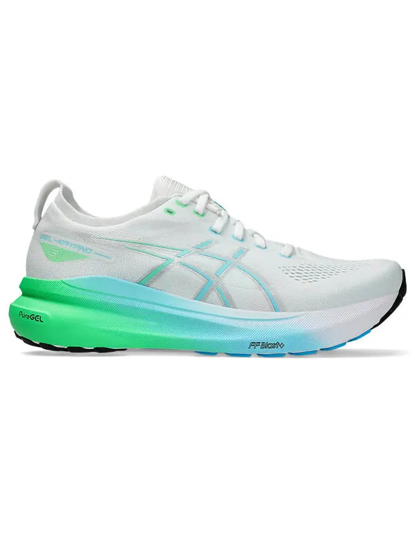 Кроссовки гель каяно 31 Asics — изображение 2 из 4, белый/яркий голубой