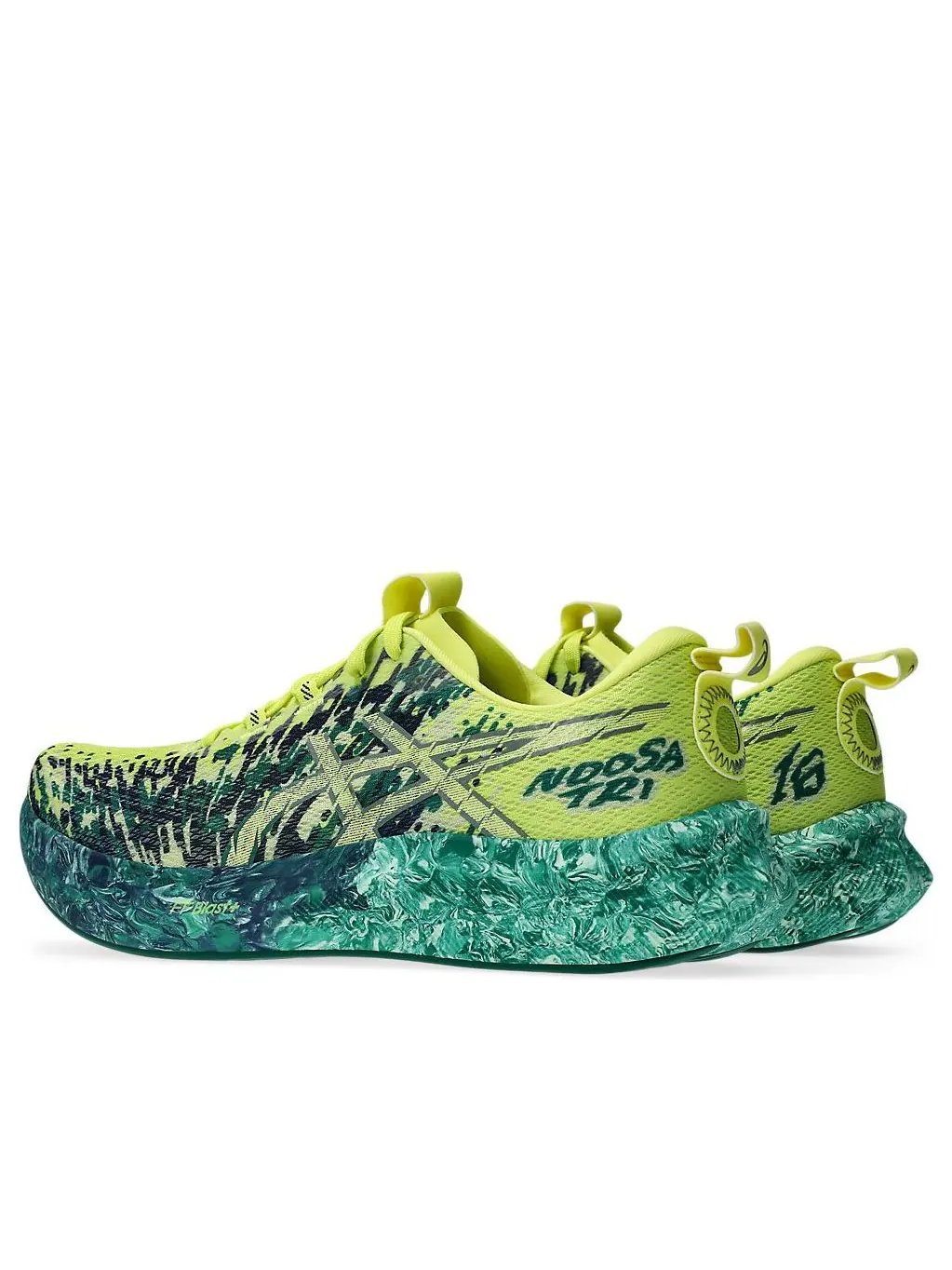 Кроссовки ASICS Noosa Tri 16 'Citron Jasper Green' — изображение 3 из 7, зеленый